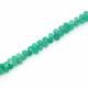 Green Onyx 4x3mm to 6x4.50mm Drops Faceted Beads (7 inch)