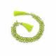 Peridot 8x6mm to 10x8mm Pears Faceted Beads (9 Inch)