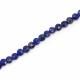 Lapis 4.50mm Coin Shape Faceted Beads (15 Inch)