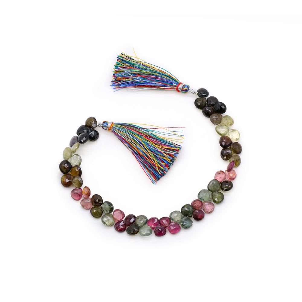 Buy Multi Color Tourmaline Faceted Beads-Sold Per Strand