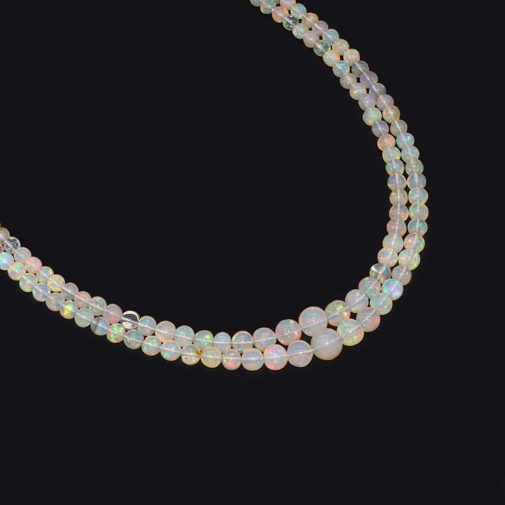 Ethiopian Opal Round Smooth Gemstone Beads at Reasonable Price