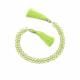 Peridot 6x4mm Pears Faceted Beads (8 Inch)