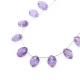 Amethyst (Brazilian) Mix Size Carved Wings Beads (9 inch)