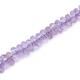 Amethyst (African) 6x4mm Drops Smooth Beads (8 Inch)