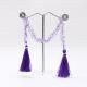 Amethyst (African) 6x4mm Drops Smooth Beads (8 Inch)