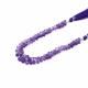 Amethyst (African) 5.50x3.50mm to 8x6mm Drops Faceted Beads (8 Inch)