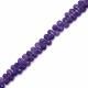 Amethyst (African) 5x3mm Drops Faceted Beads (8 Inch)