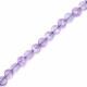 Amethyst (African) 4.50mm Coin Shape Faceted Beads (15 Inch)