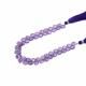 Amethyst (African) 7mm Heart Shape Faceted Beads (8 Inch)