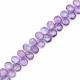 Amethyst (African) 6x4mm to 9x6.50mm Pears Faceted Beads (8 Inch)