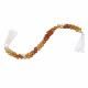 Hessonite 6.50mm to 7.50mm Heart Shape Faceted Beads (8 Inch)