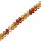 Hessonite 6.50x5mm and 8x6mm Pears Faceted Beads (8 Inch)