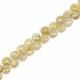 Golden Rutile 7mm Heart Shape Faceted Beads (8 inch)