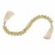 Golden Rutile 7mm Heart Shape Faceted Beads (8 inch)