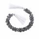 Black Rutile 7.50mm and 8.50mm Heart Shape Faceted Beads (8 inch)