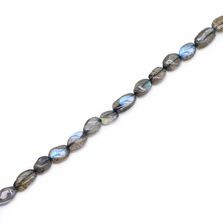 Labradorite Mix Size Oval Smooth Beads (14 Inch)