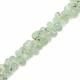 Prehnite 8x6mm to 14x9mm Drops Faceted Beads (8 Inch)