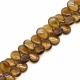 Beer Quartz 12x9mm and 14x10mm Pears Smooth Beads (8inch)