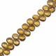 Beer Quartz 7x5mm and 9x7mm Pears Faceted Beads (8 inch)