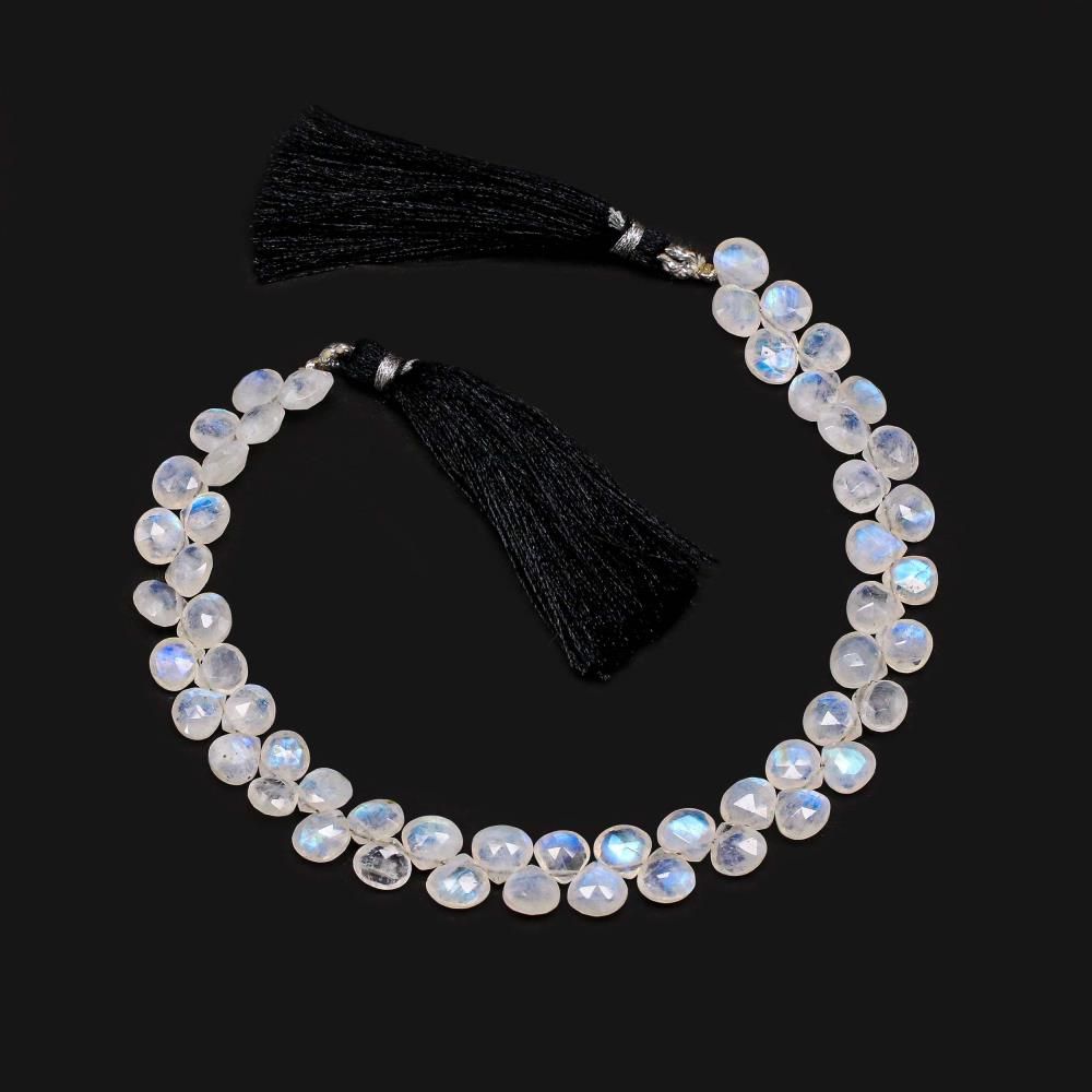 6-9mm Rainbow Moonstone Beads, Moonstone Beads, Moonstone Smooth