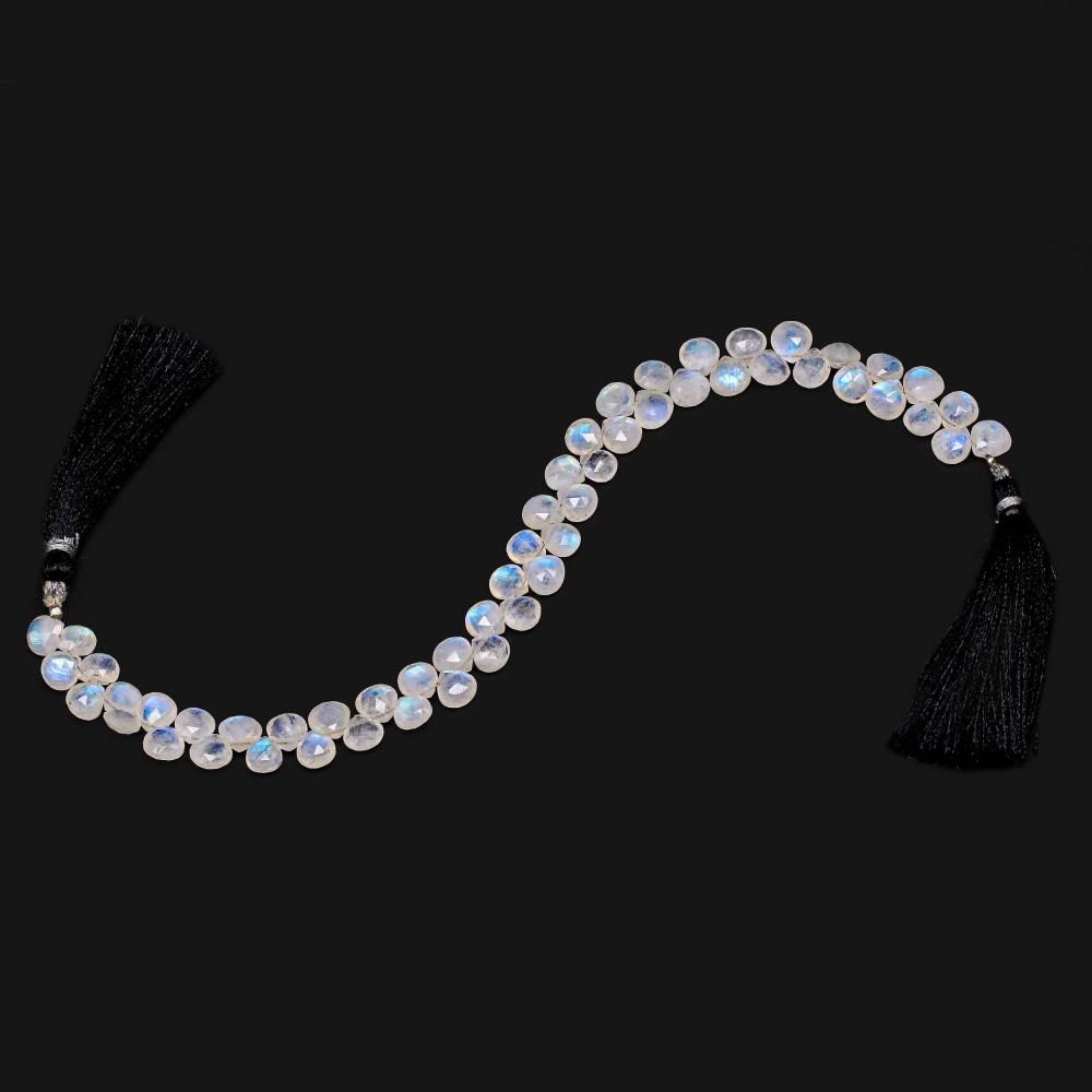 6-9mm Rainbow Moonstone Beads, Moonstone Beads, Moonstone Smooth