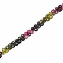 Multi Tourmaline 6mm to 8mm Heart Shape Briolette (10 Inch)