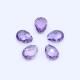 Amethyst (Brazilian) 8x6mm Pears Briolette (Medium Color)