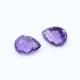 Amethyst (Brazilian) 20X15mm Pears Briolette (Medium Color)