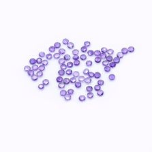 Amethyst (African) 3mm and 14mm Round Briolette  (More Inclusions)