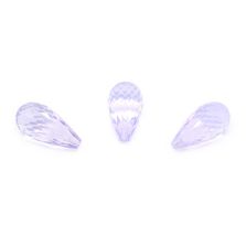 Lavender Quartz 19.50x10.50mm to 20.50x10mm Drops Briolette