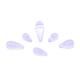 Lavender Quartz 13x8mm to 26.50x10.50mm Smooth Drops Briolette