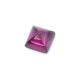 Pink Tourmaline 6mm Square Pyramid Cabochon (Some Inclusion)