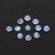 Rainbow Moonstone / White Labradorite 2mm to 9mm Round Cabochon (Some Inclusions)