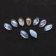 Rainbow Moonstone / White Labradorite 2.50x5mm to 10x5mm Marquise Cabochon (Eye Clean / Loop Clean)