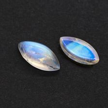 Rainbow Moonstone / White Labradorite 6x3mm to 18x9mm Marquise Cabochon (Slight Inclusions)