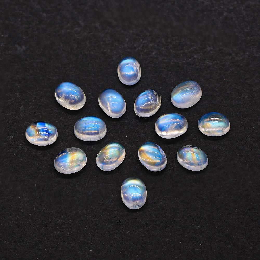 White Rainbow Moonstone Cabochon...Oval Cabochon...19x13x7 mm..14 Cts..#G2868