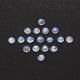 Rainbow Moonstone / White Labradorite 3mm to 8mm Round Cabochon (Slight Inclusions)