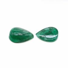 Emerald (Brazil Sakota Mines) 12x9mm Pears Cabochon