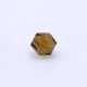 Cognac Quartz Bicone Faceted