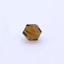 Cognac Quartz Bicone Faceted