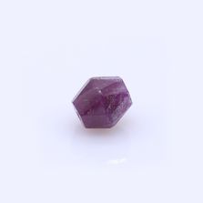 Ruby Bicone Faceted