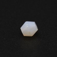 White Opal Bicone Faceted