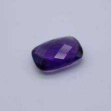 African Amethyst Elongated Cushion Briolette