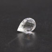 Crystal / White Quartz Drops Briolette