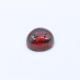 Garnet Cubic Zirconia Round Cabochon