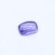 Ink Blue Cubic Zirconia Elongated Cushion Cabochon