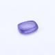 Ink Blue Cubic Zirconia Elongated Cushion Cabochon