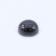 Cubic Zirconia (Black Color) Round Cabochon