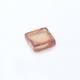 Cubic Zirconia (Champagne Color) Square Cabochon