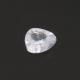 Cubic Zirconia (White Color) Trillion Cabochon